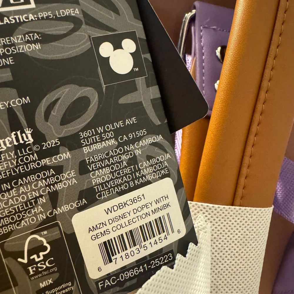 Disney Diamond Eye Dopey Loungefly - Picture 7 of 7